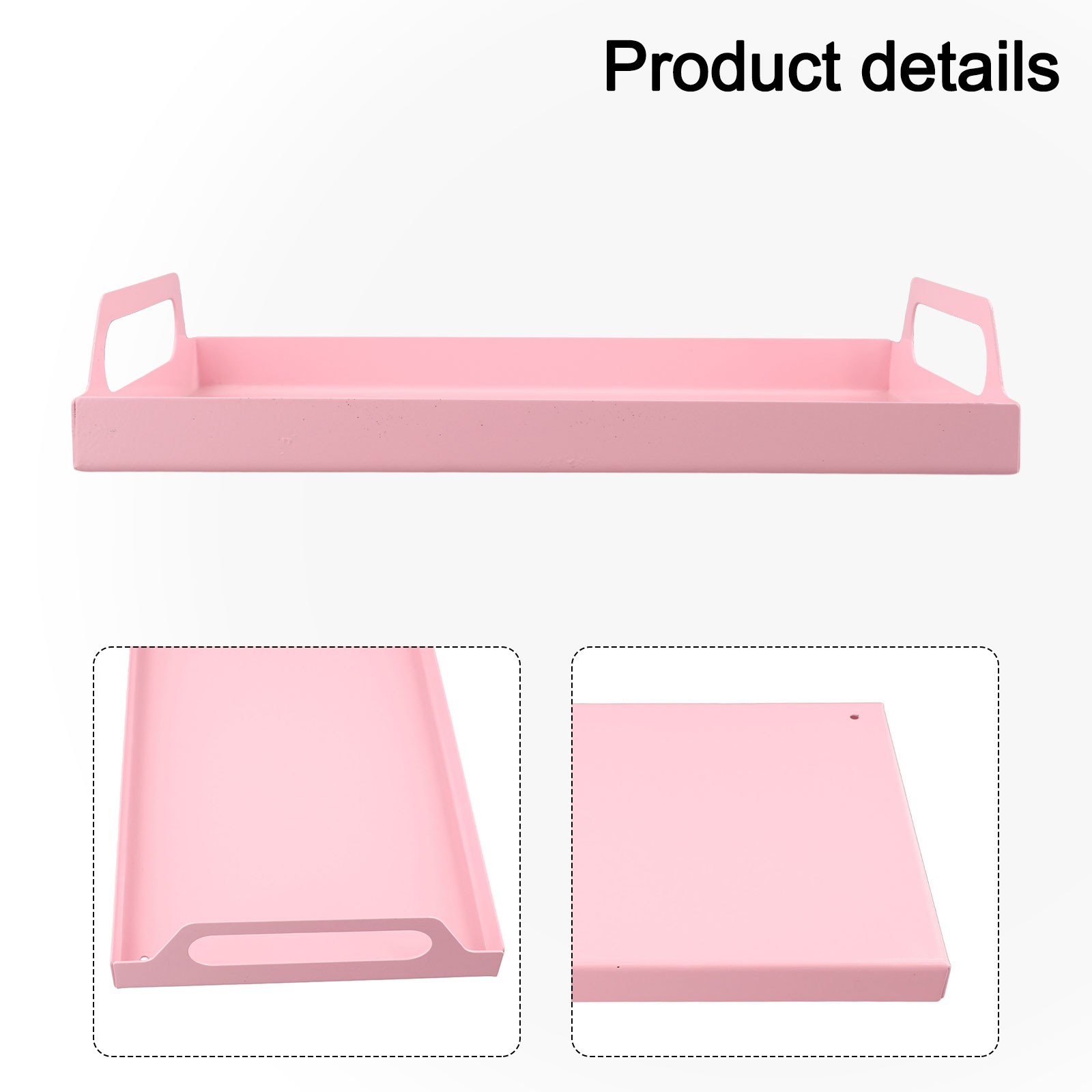 Stylish Metal Tray with Handles for Kitchen and Home Decor 11 8 x 7 68 - Picture 22 of 35