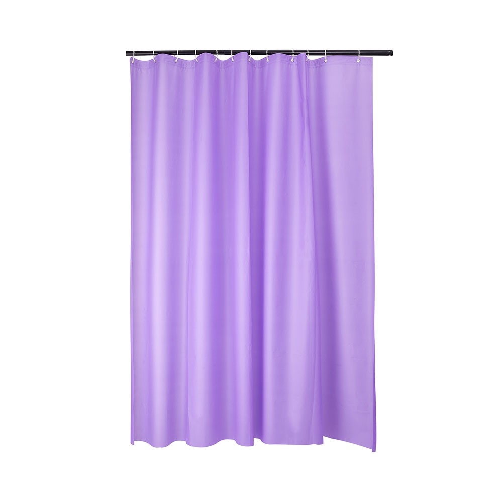 Anspruchsvoller einfarbiger Duschvorhang mit einfachen Installationsfunktionen 180 x 180 cm - Bild 16 von 22
