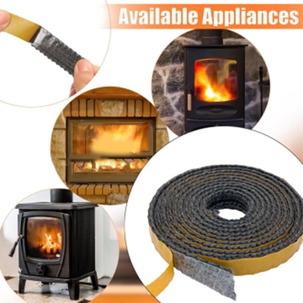 Adhesive Fireplace Seal Rope for Effective Insulation and Heat Retention