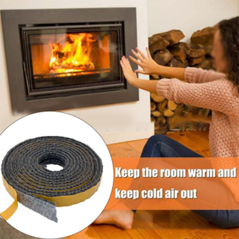 Adhesive Fireplace Seal Rope for Effective Insulation and Heat Retention