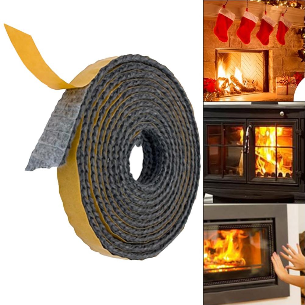 Adhesive Fireplace Seal Rope for Effective Insulation and Heat Retention