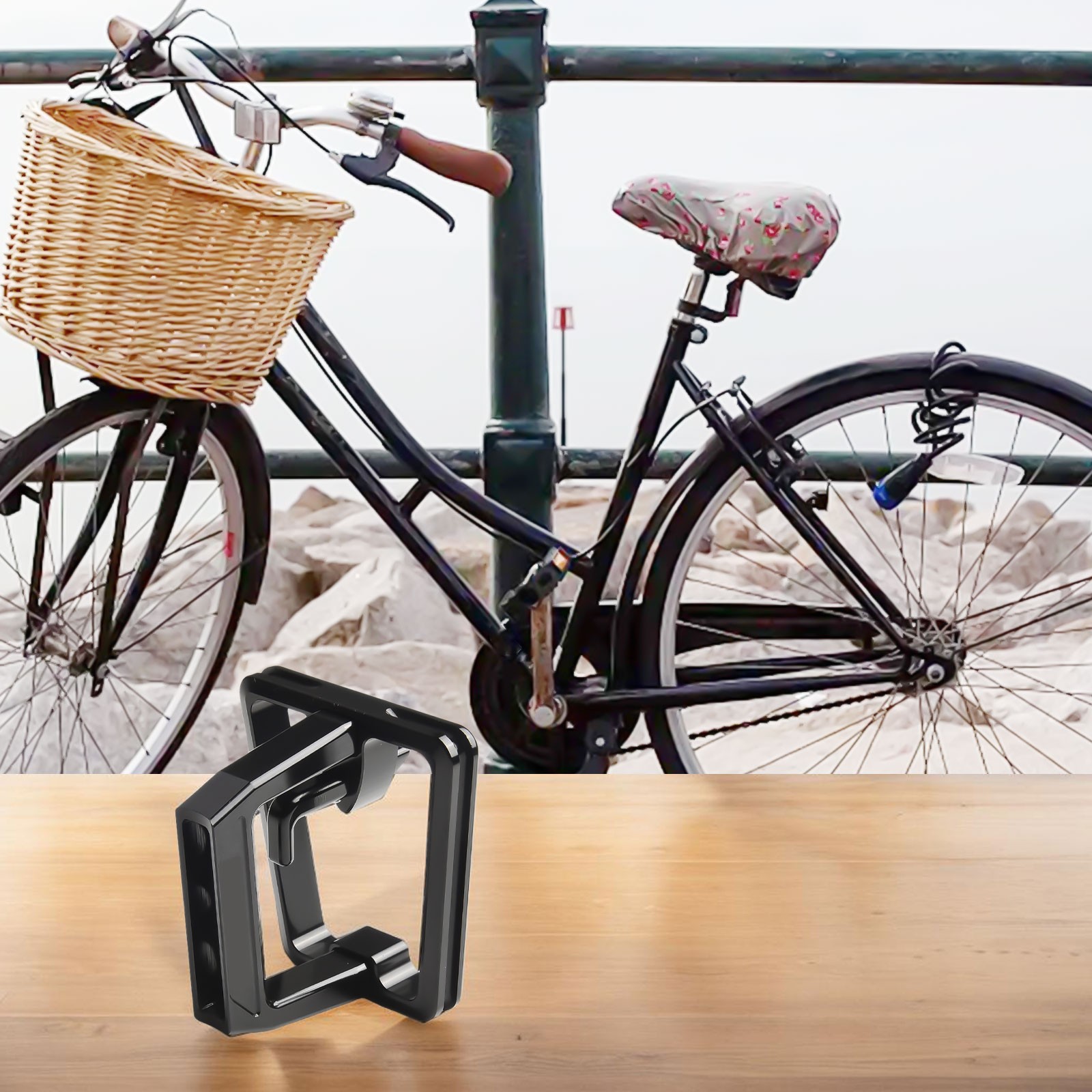 Für Brompton Fahrrad Front Regal Halterung mit 3 Loch Adapter Leichtbauweise - Bild 22 von 34