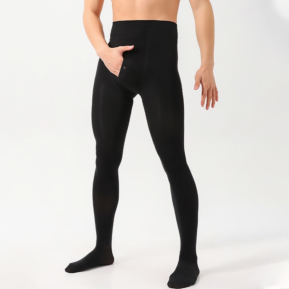 Warm Pantyhose for Men Plus Velvet High Waist Comfort and Breathability - Picture 26 of 36
