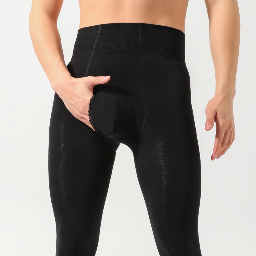 Warm Pantyhose for Men Plus Velvet High Waist Comfort and Breathability - Picture 21 of 36