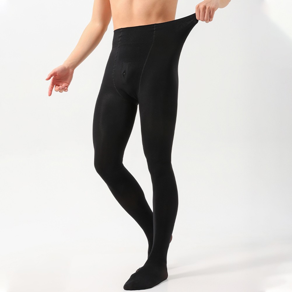 Warm Pantyhose for Men Plus Velvet High Waist Comfort and Breathability - Picture 24 of 36