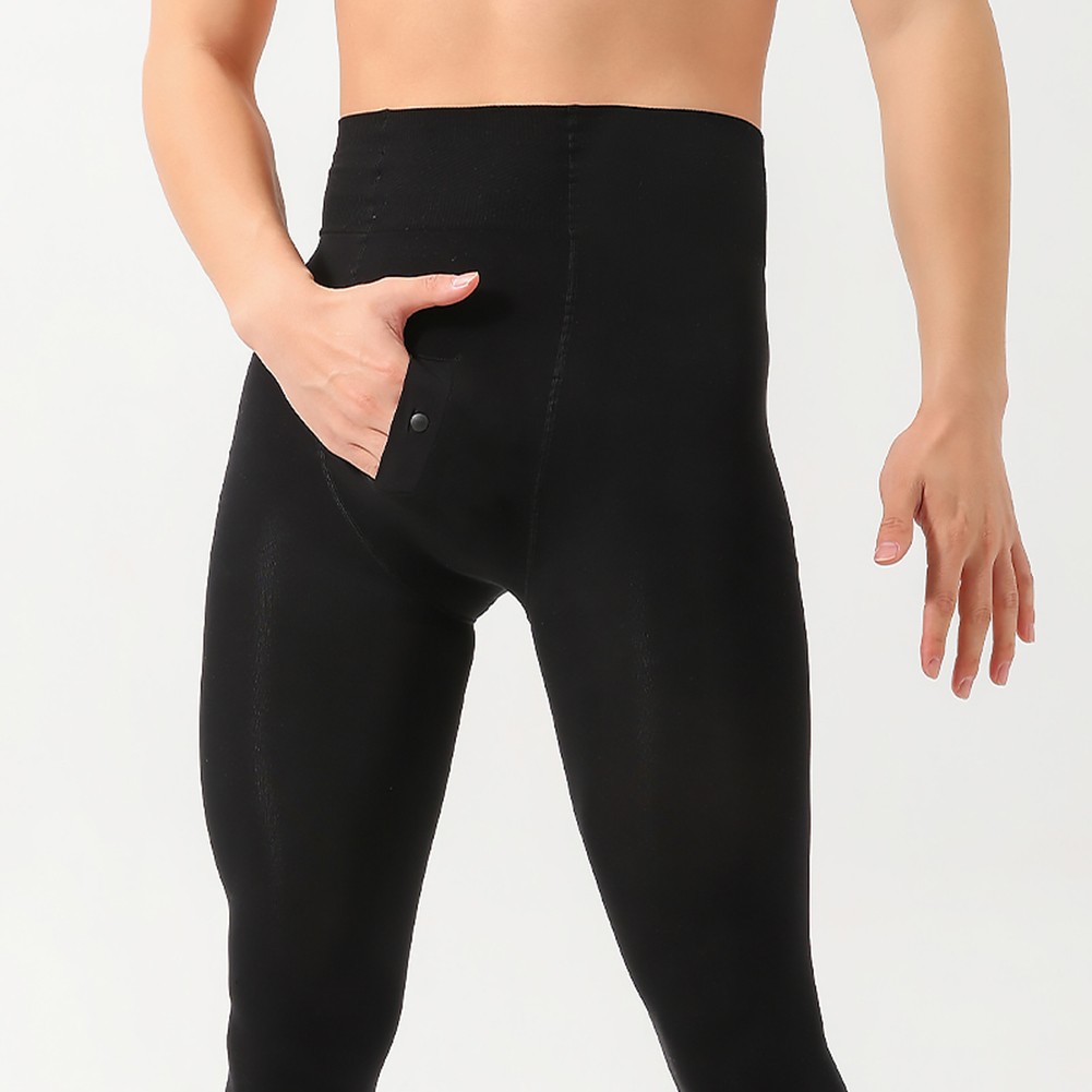 Warm Pantyhose for Men Plus Velvet High Waist Comfort and Breathability - Picture 29 of 36