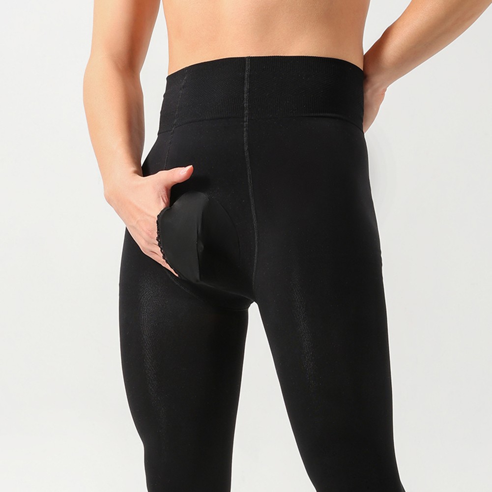 Warm Pantyhose for Men Plus Velvet High Waist Comfort and Breathability - Picture 27 of 36