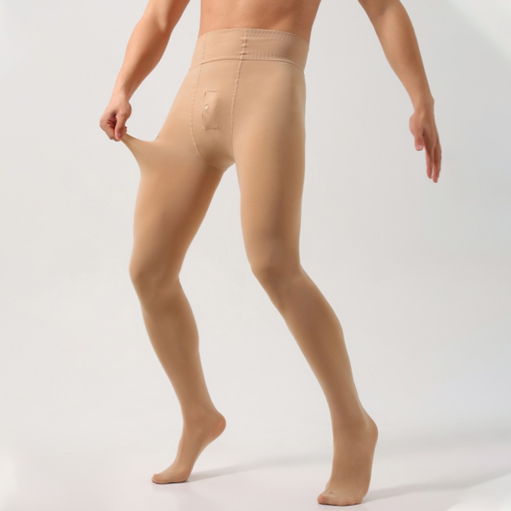 Warm Pantyhose for Men Plus Velvet High Waist Comfort and Breathability - Picture 31 of 36
