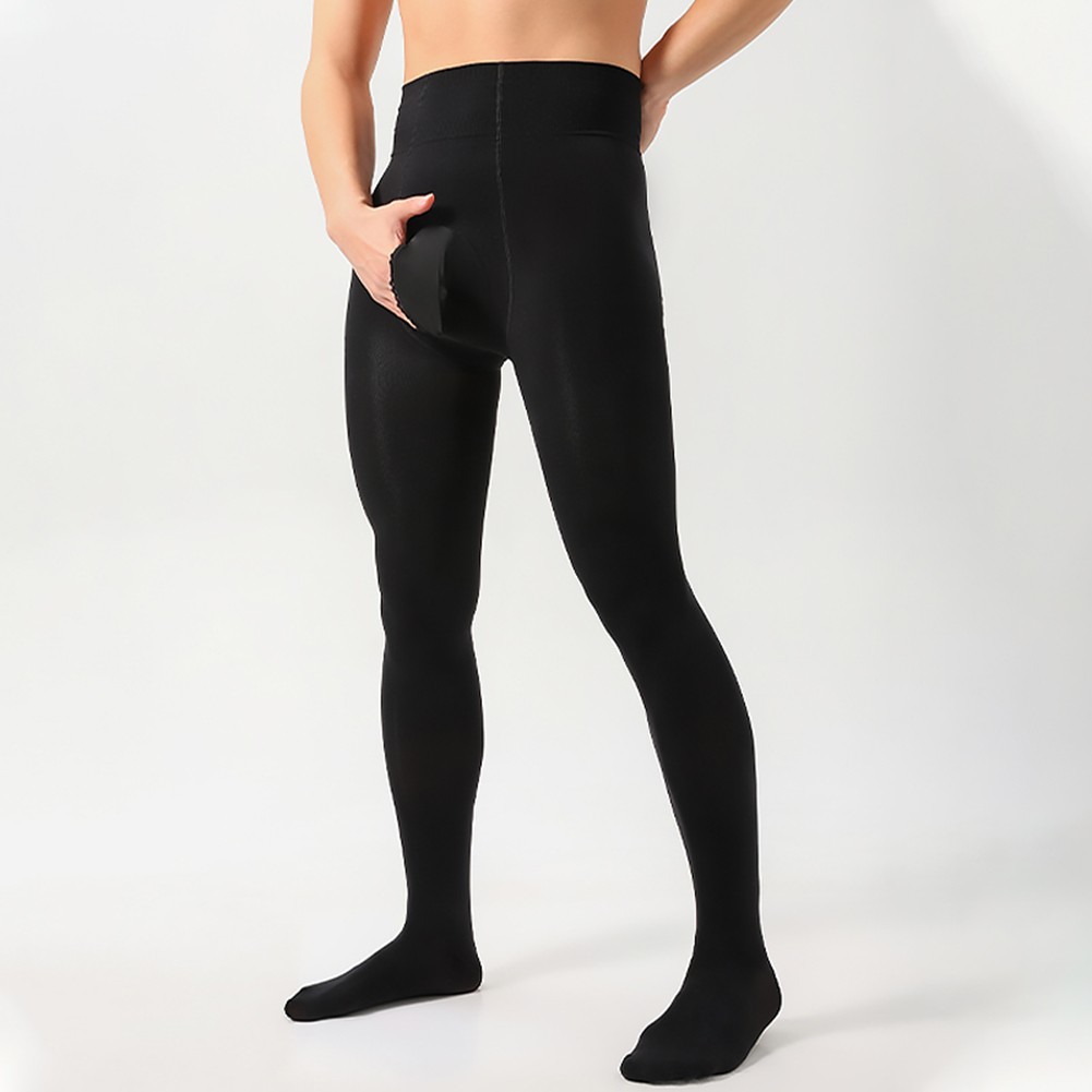 Warm Pantyhose for Men Plus Velvet High Waist Comfort and Breathability - Picture 20 of 36