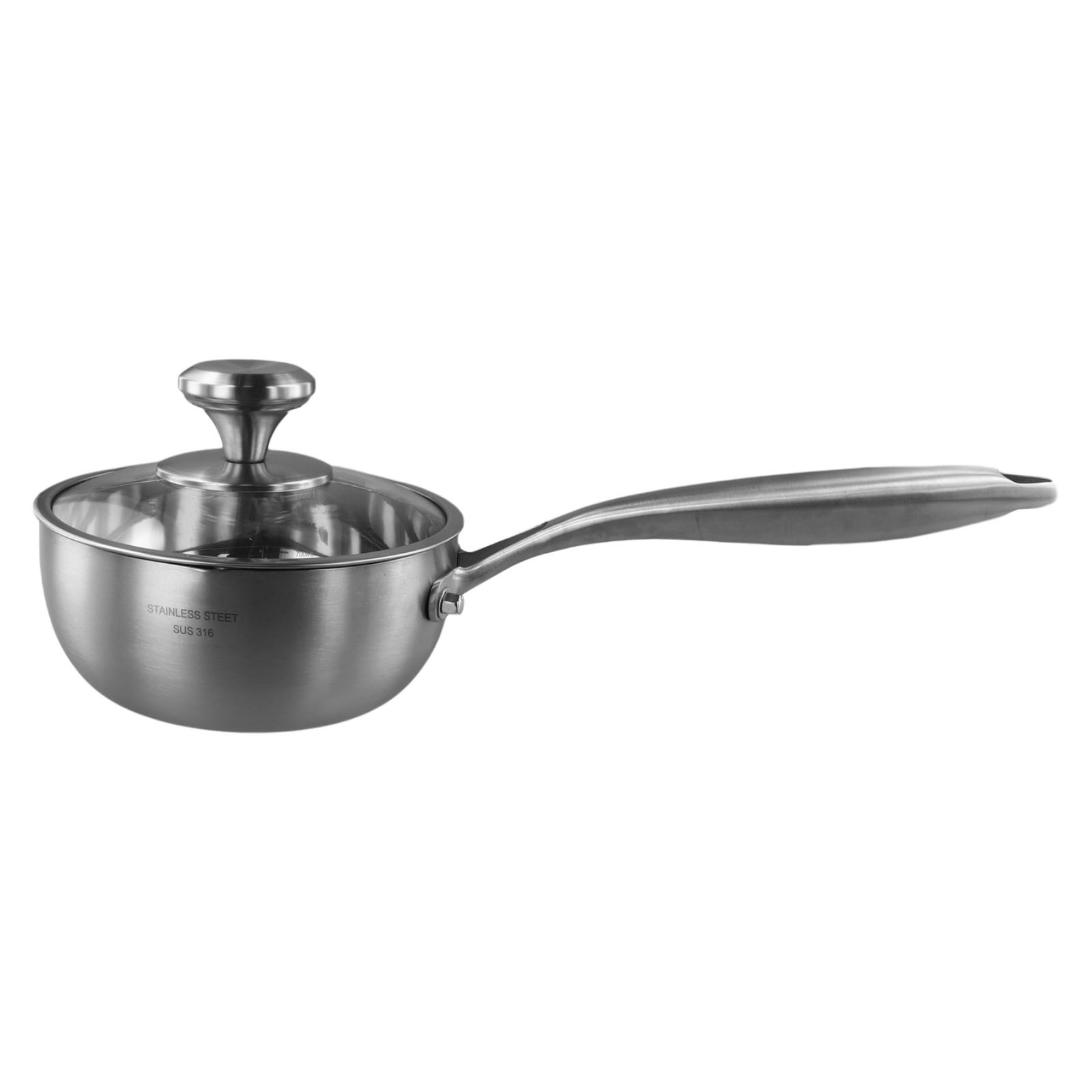 Zuppiera in acciaio inox con coperchio 316 acciaio inox interno coperchio in vetro - Foto 14 di 35