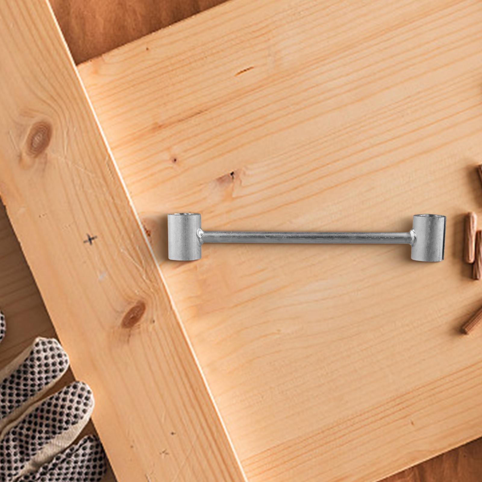 Llave de bisagra de puerta construcción robusta operación fácil de usar acero de alta calidad - Imagen 24 de 39