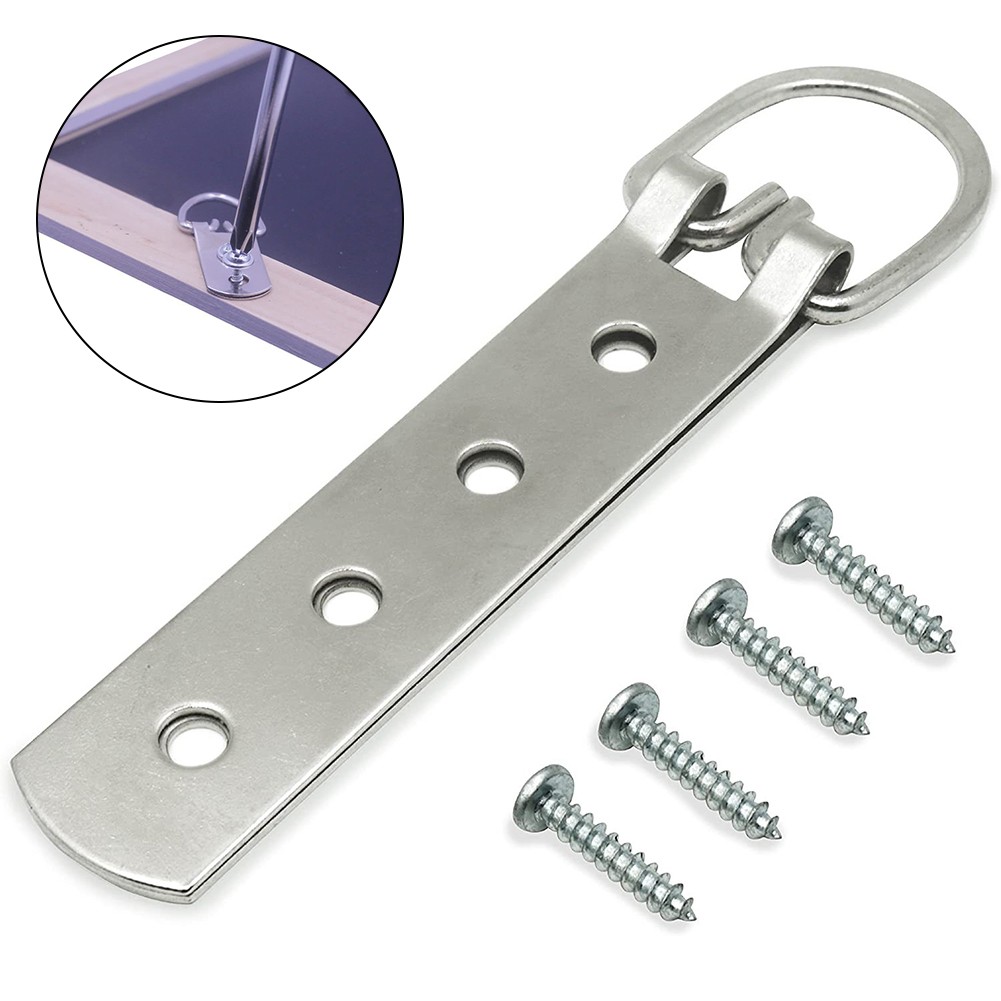 Robuste D Ringe Bilderaufhänger mit Edelstahlschrauben für einfachen Aufbau - Bild 23 von 44