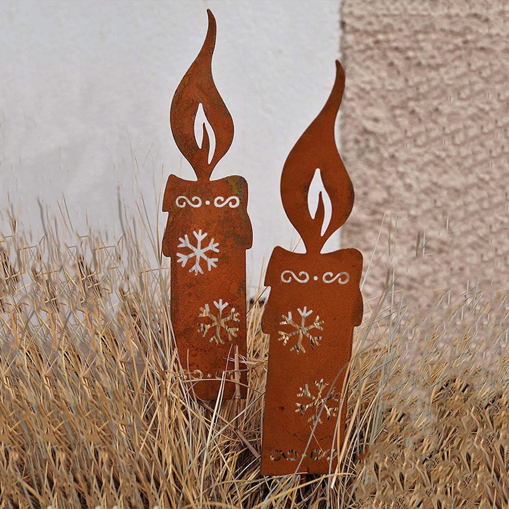Outdoor Christmas Garden Deer Decoration with Sturdy Metal Ground Stakes - Picture 14 of 24