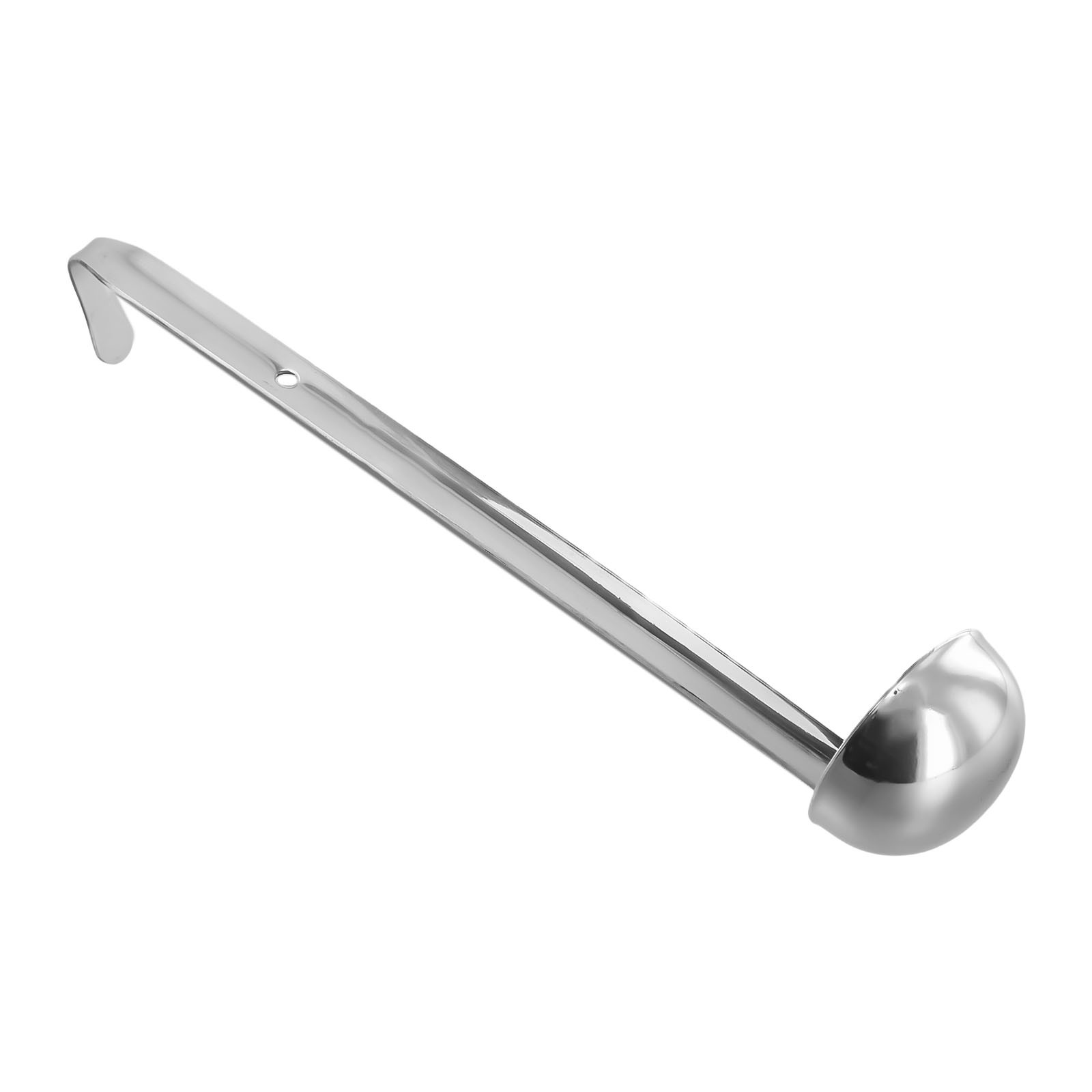 Stainless Steel Ladle Designed for Serving Soups and Sauces with Long Handle