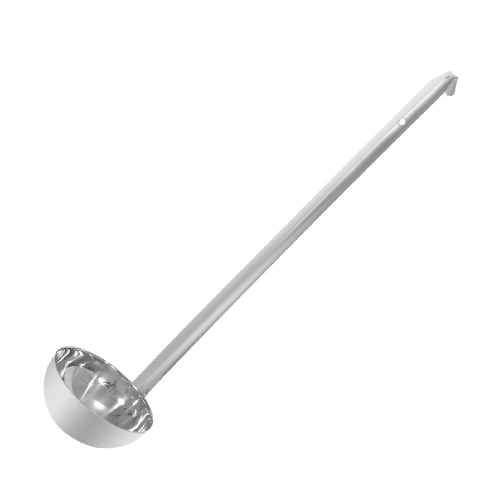 Stainless Steel Ladle Designed for Serving Soups and Sauces with Long Handle