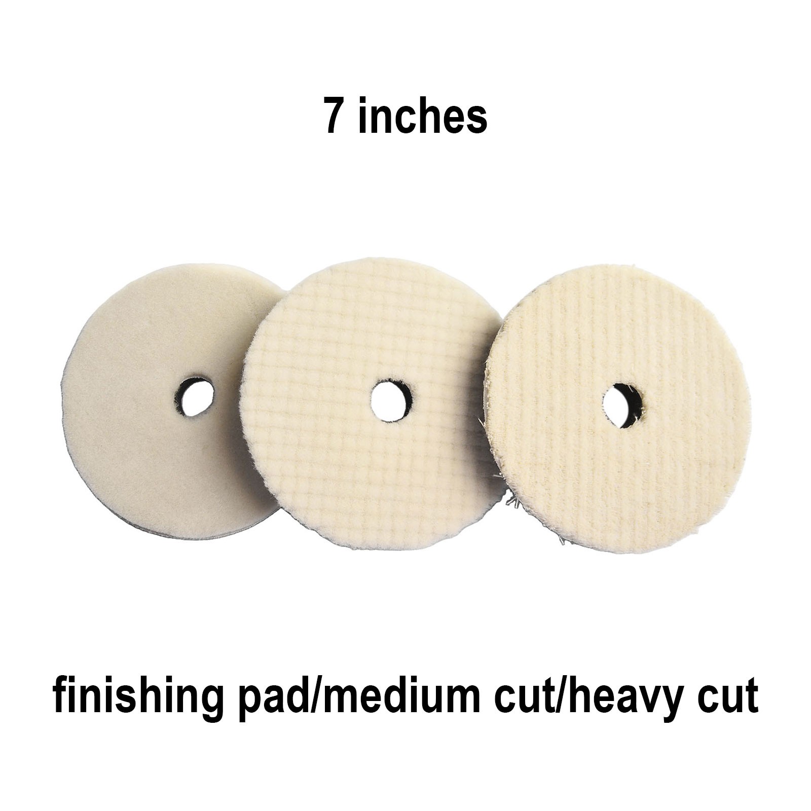 3 Stück Polierwolle Polierpads Reinigungsset Auto Car Detailing Wachspolierer - Bild 61 von 68