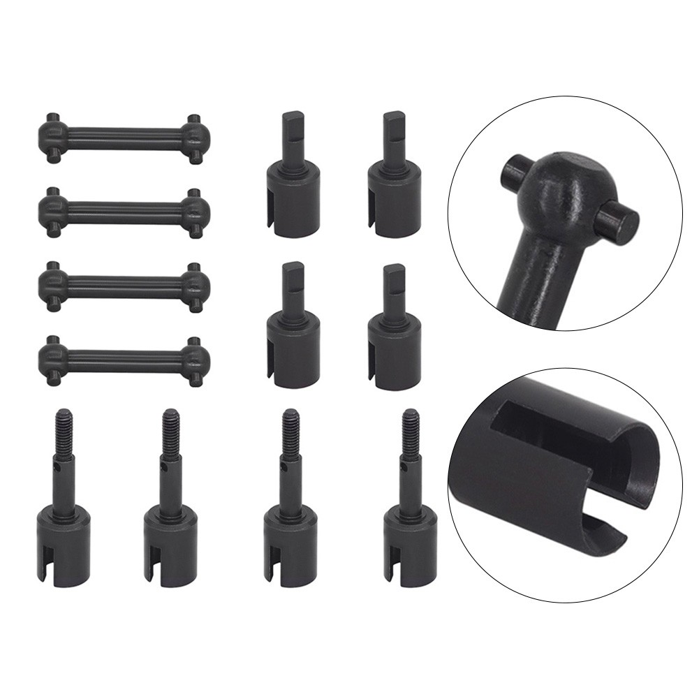 For Tamiya TT01/TT02 RC Car Upgrade Drive Shaft & Differential Joint Set