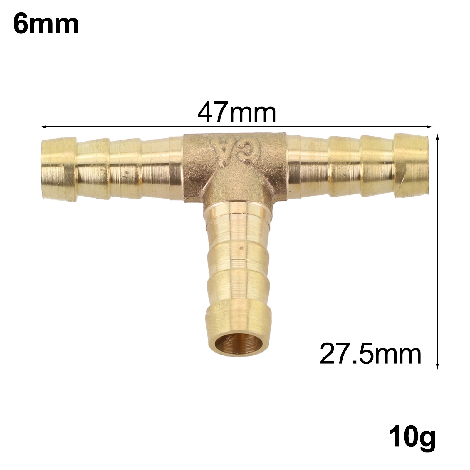 Reliable Brass 3 Way Barbed Tee Splitter Fitting for Various Applications - Picture 30 of 32
