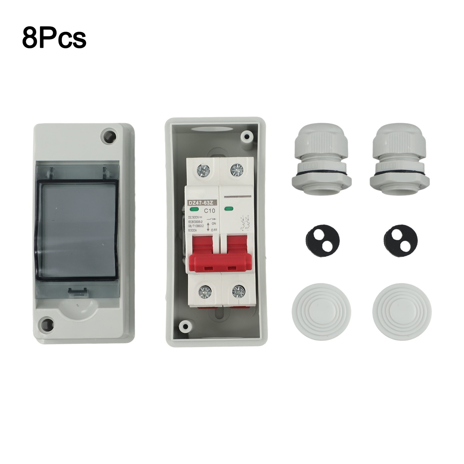 Boîte de distribution étanche pour combiné soldes photovoltaïque avec protection co