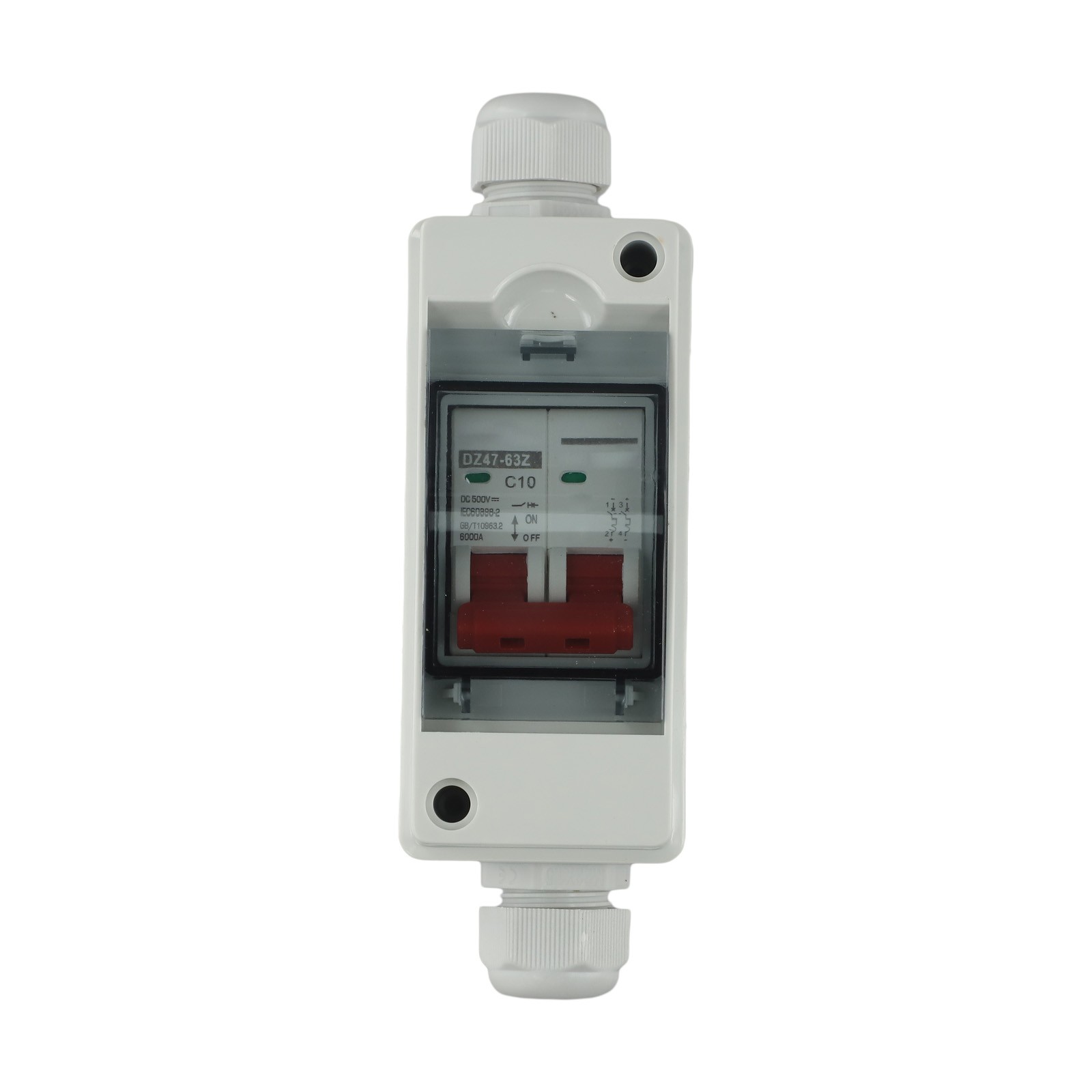 Boîte de distribution étanche pour combiné soldes photovoltaïque avec protection co