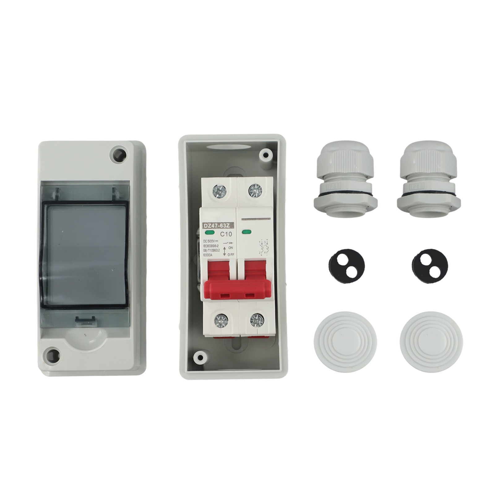 Boîte de distribution étanche pour combiné photovoltaïque avec boutiques protection co