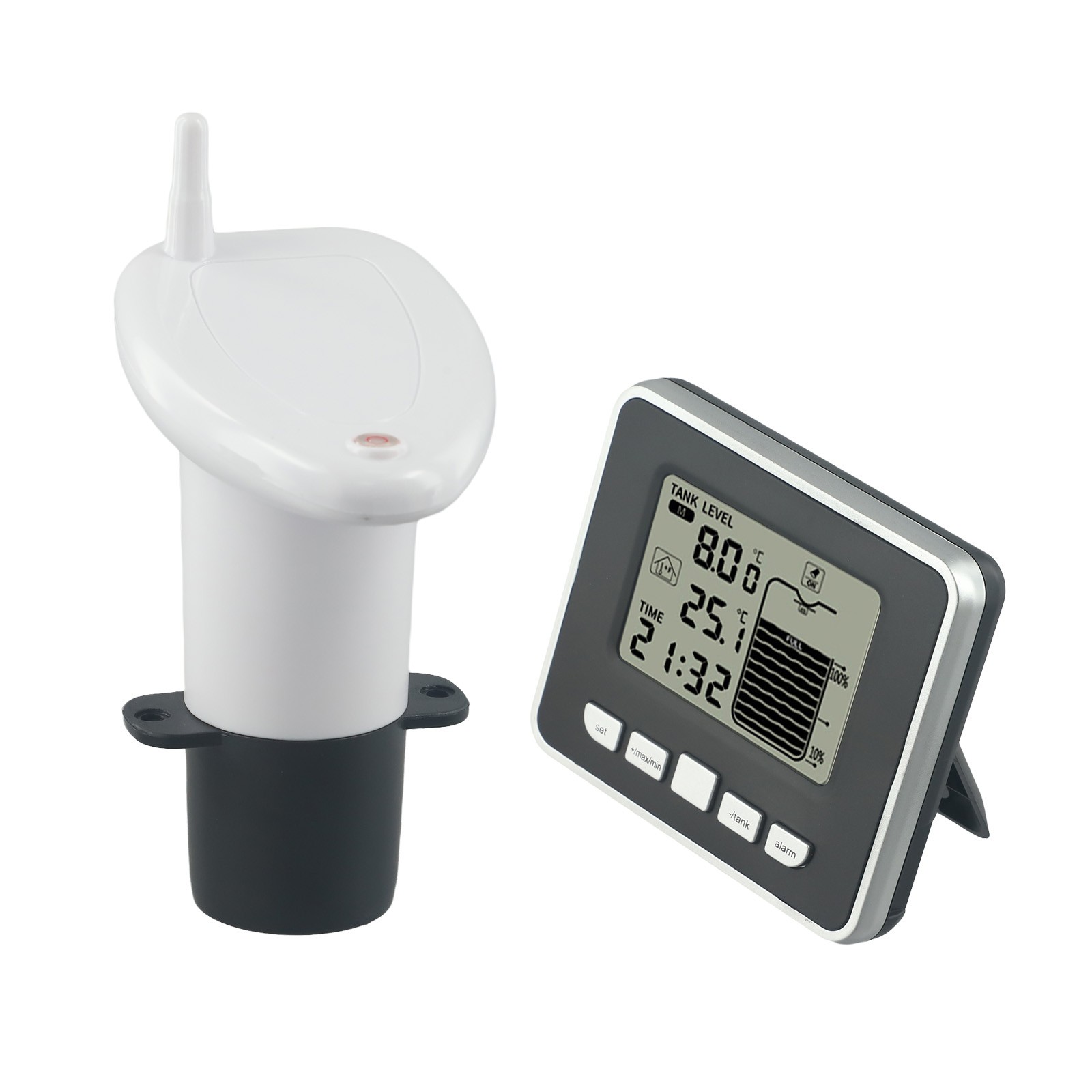Water Tank Level Gauge Outdoor Water Tank ABS Material Temperature Measurement