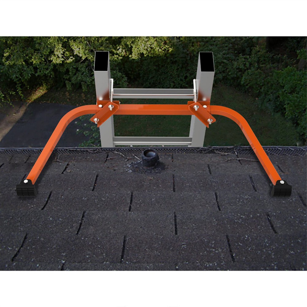 Ladder Stabilizing Accessory Designed for Gutter Cleaning Applications