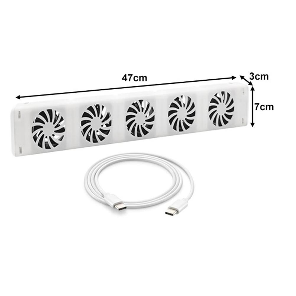 Energy Saving 5 Fan Radiator Ventilator with Automatic Operation Feature