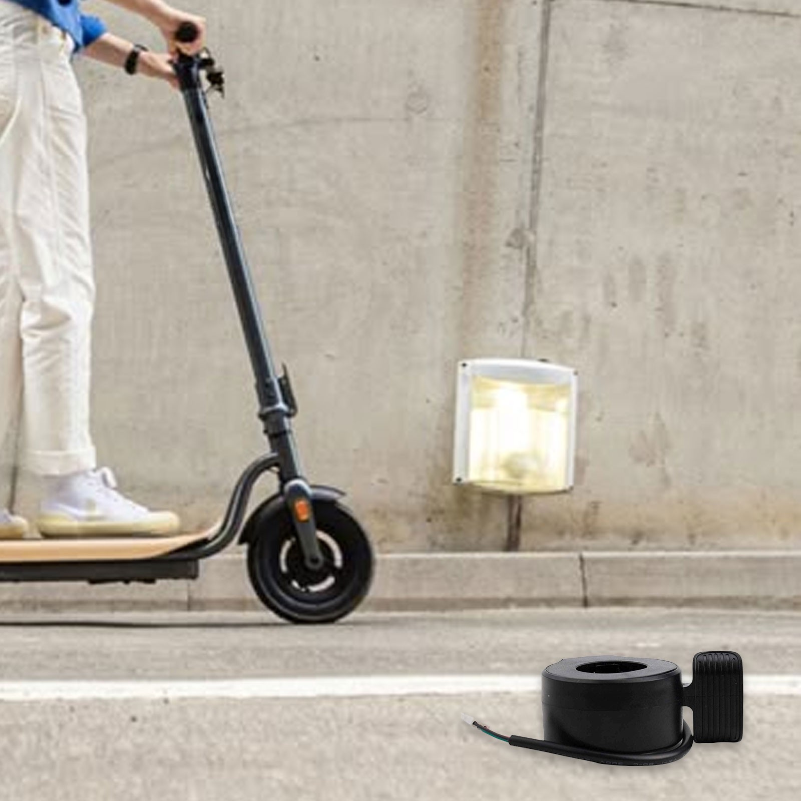 Paglia freno scooter elettrico funzionamento semplice con acceleratore sinistro - Foto 16 di 25