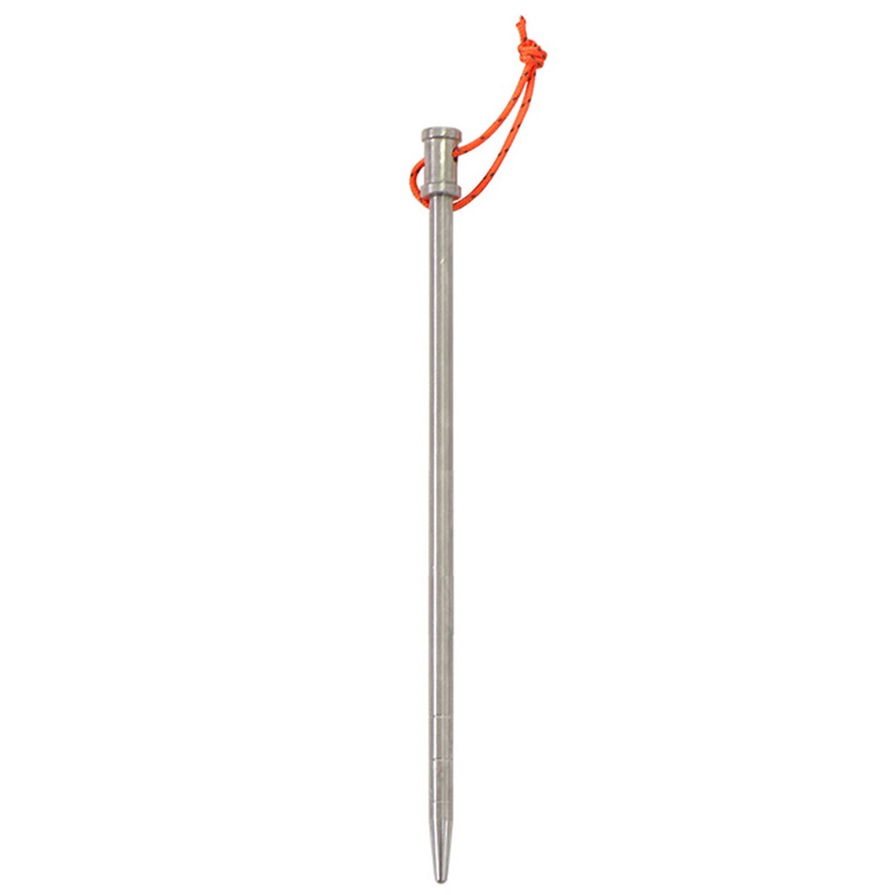 Tent Pegs with Reflective Rope Made from Lightweight Titanium Material