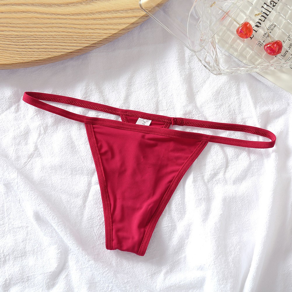 G String Lingerie for Women in Sexy Ice Silk Ideal Choice for Home or Outings