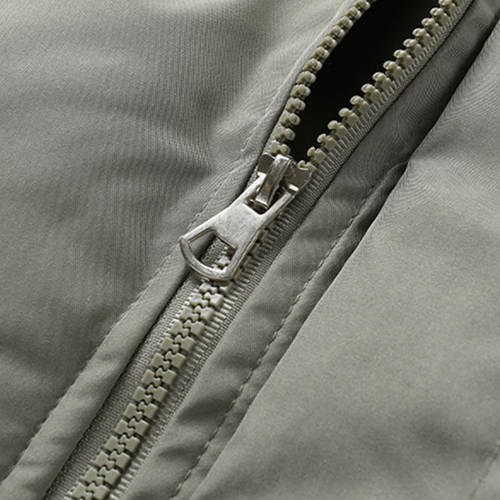 Wattierte Herrenjacke mit Kapuze für Winter Outdoor Aktivitäten und Freizeitkl - Bild 15 von 34