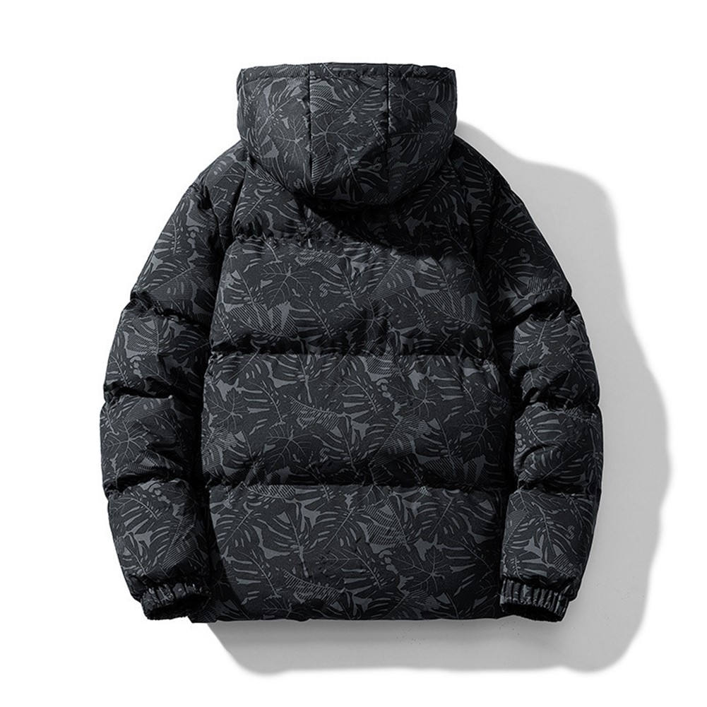 Abrigo grueso acolchado para hombre elegante chaqueta parka de invierno con capucha para uso diario - Imagen 25 de 34