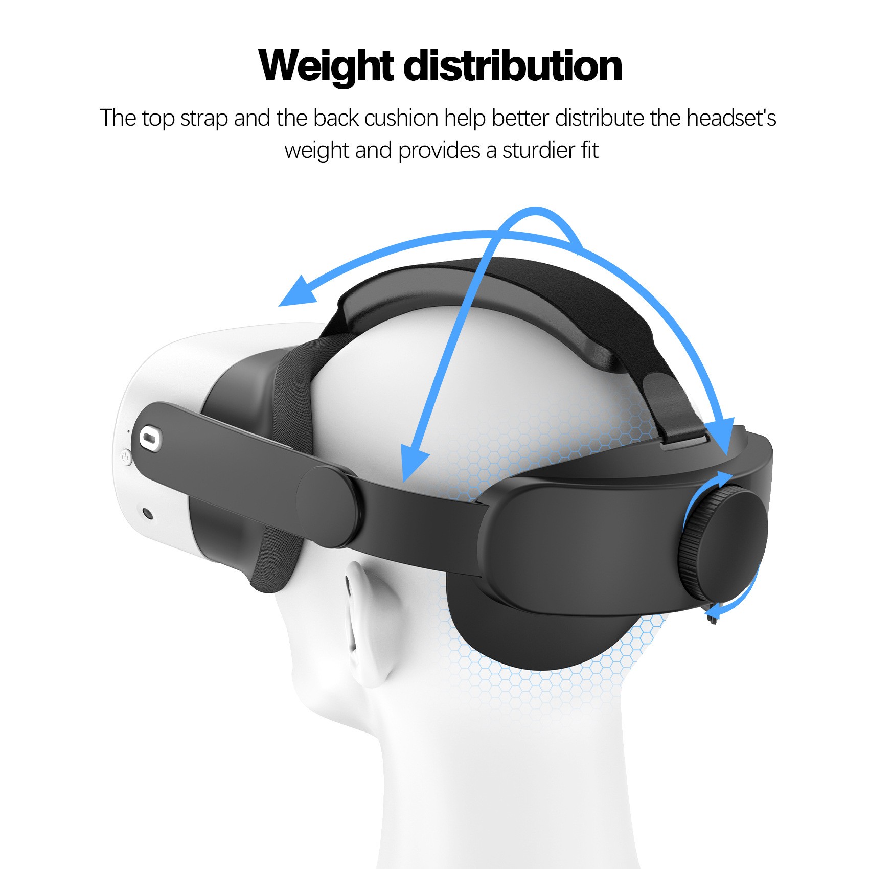 VR Experience Enhancer Adjustable and Comfortable For Meta Quest3S Straps - Picture 16 of 25