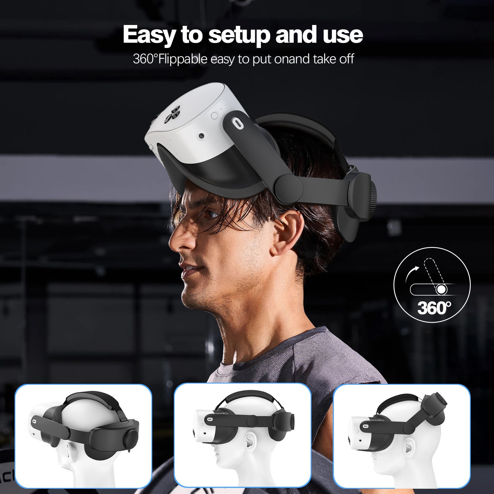 Sleek and Comfortable Replacement Straps Compatible with For Meta Quest3S - Picture 31 of 34