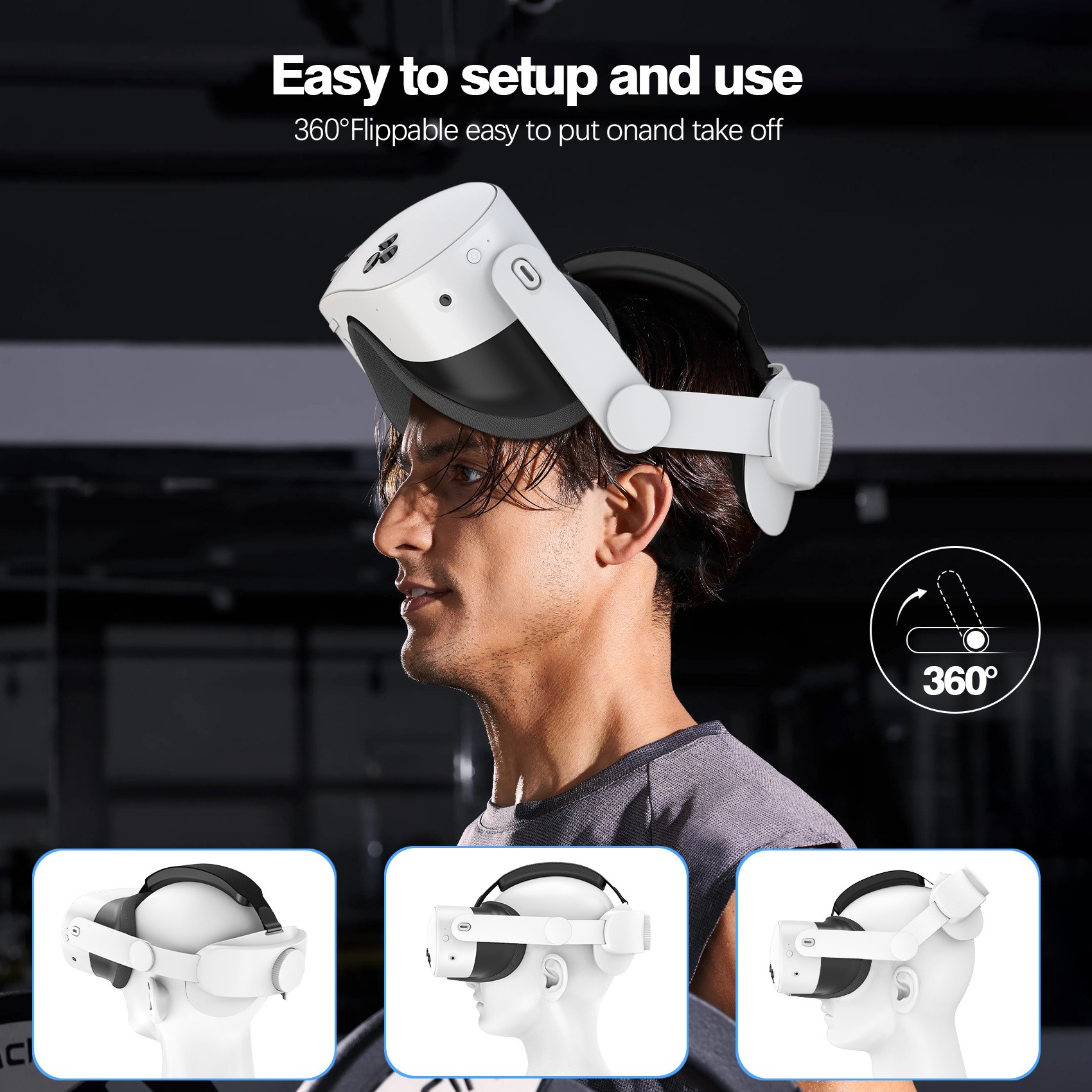 Sleek and Comfortable Replacement Straps Compatible with For Meta Quest3S - Picture 32 of 34