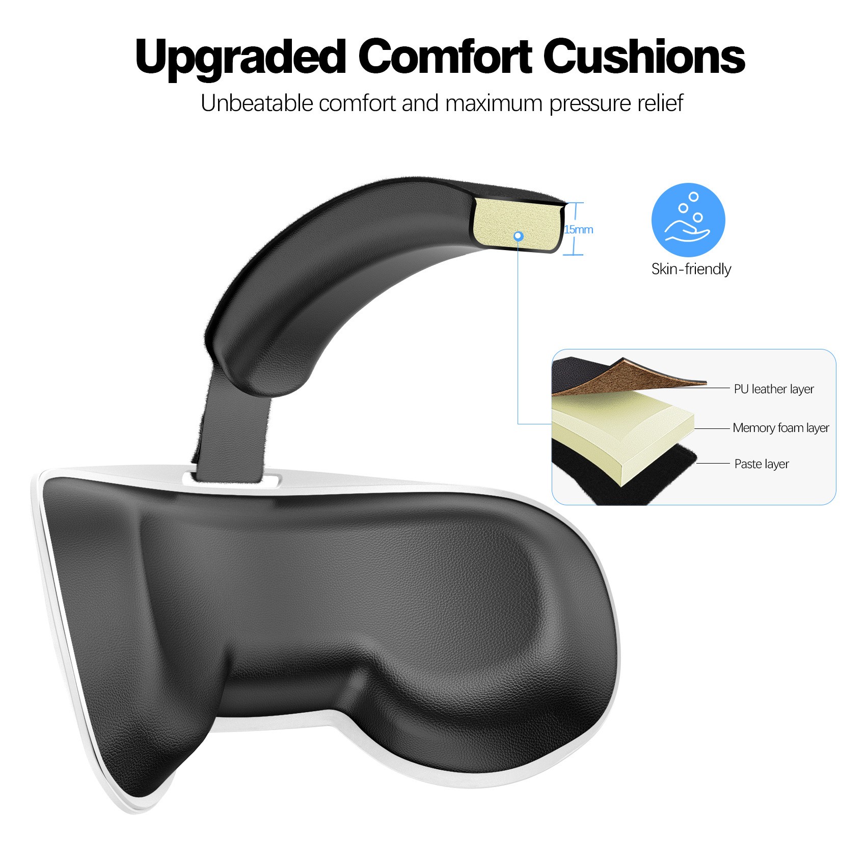 Sleek and Comfortable Replacement Straps Compatible with For Meta Quest3S - Picture 27 of 34