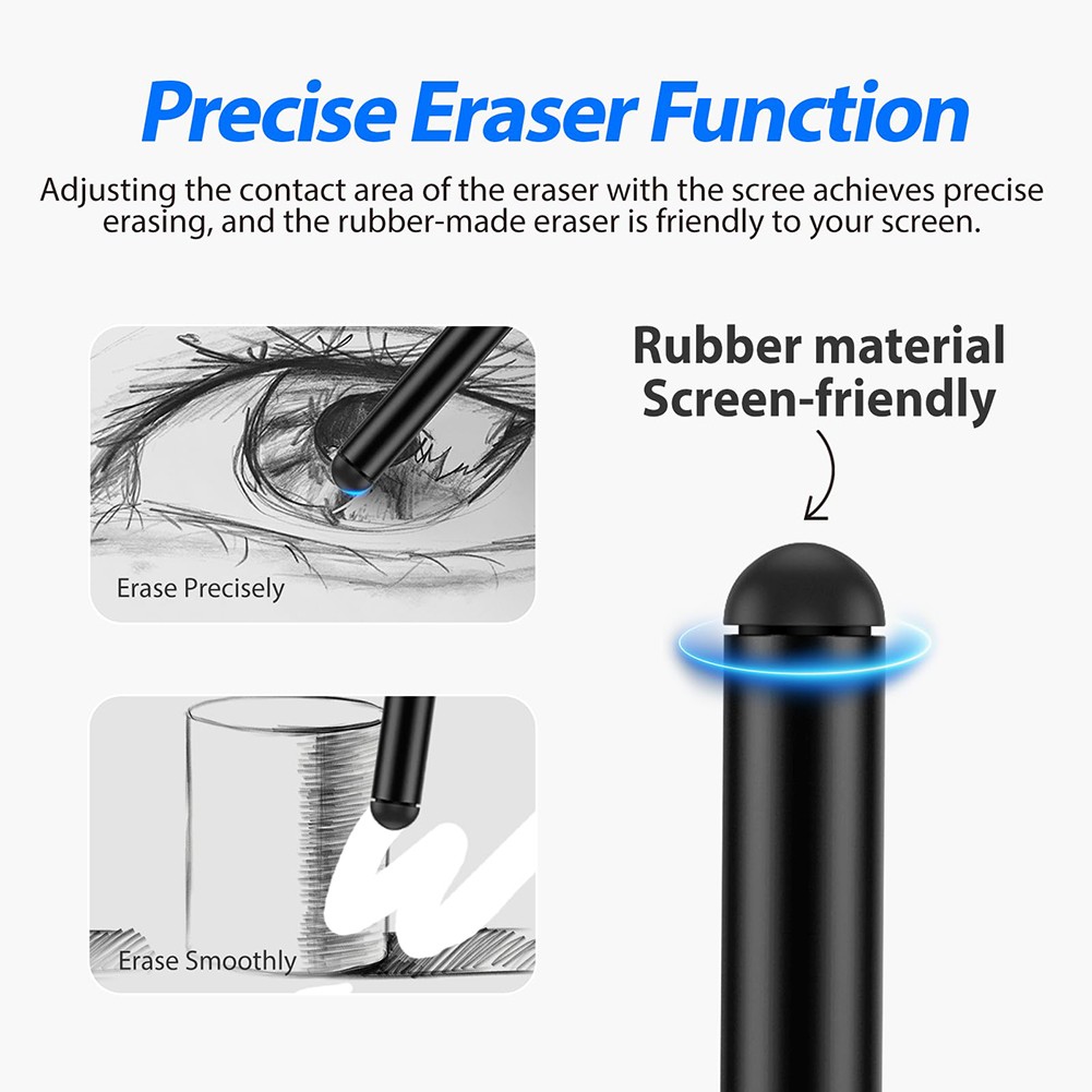 Eraser 4096 Stylus Pen for Remarkable 2 with Tilt Support and Palm Rejection - Zdjęcie 6 z 7