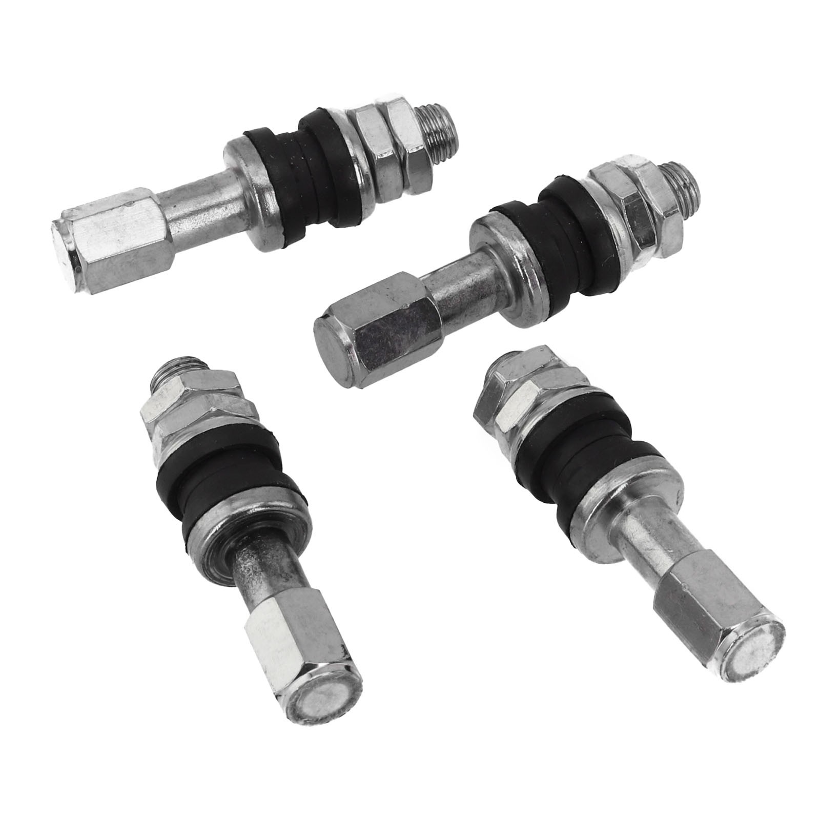 Silver TR48e Bolt Screw On Valve Stem Set with High Universality Fitment (4Pcs) - Picture 9 of 18