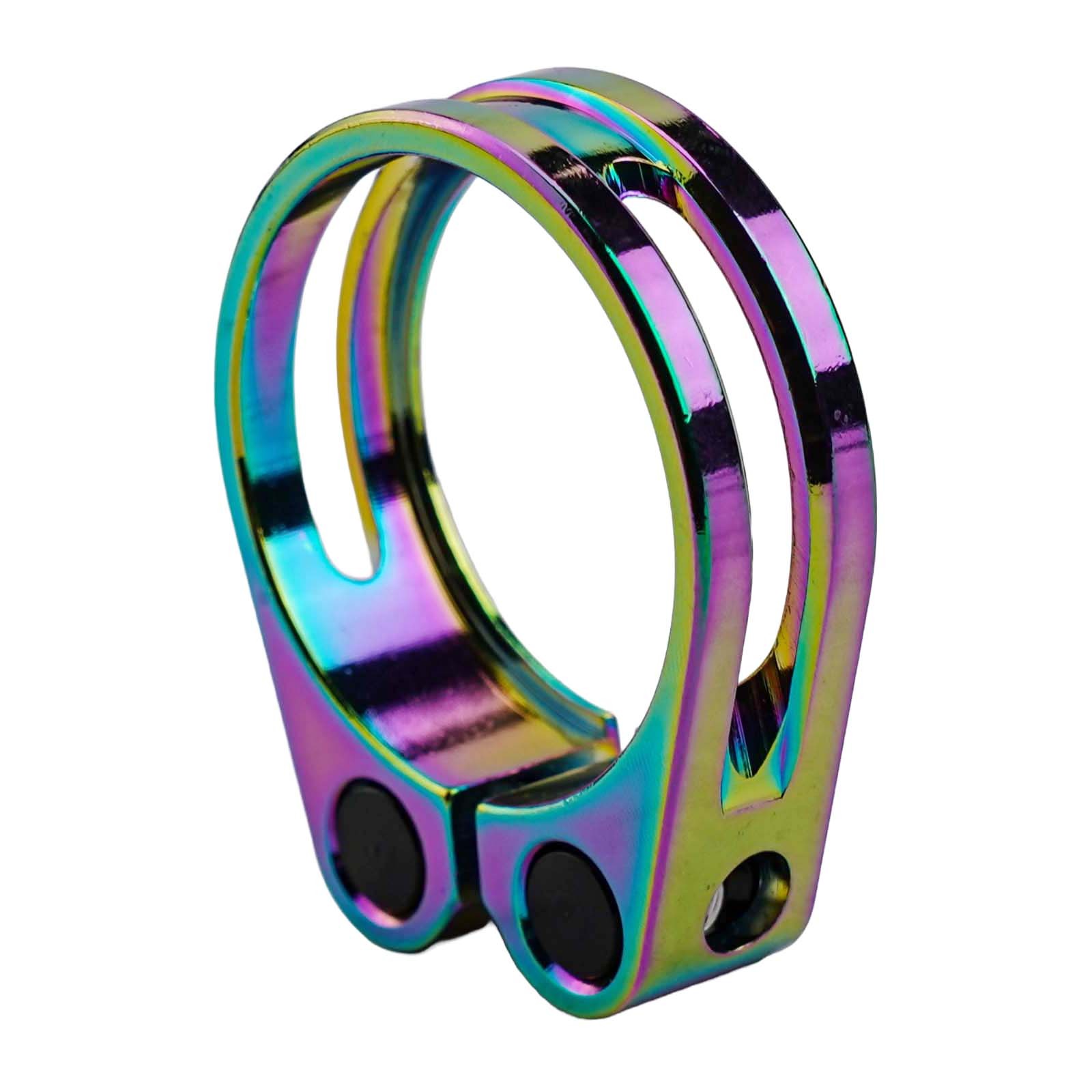 2023 New Seatpost Clamp Mountain Bike Seatpost Clamp 1pc Black/colorful - Picture 44 of 51