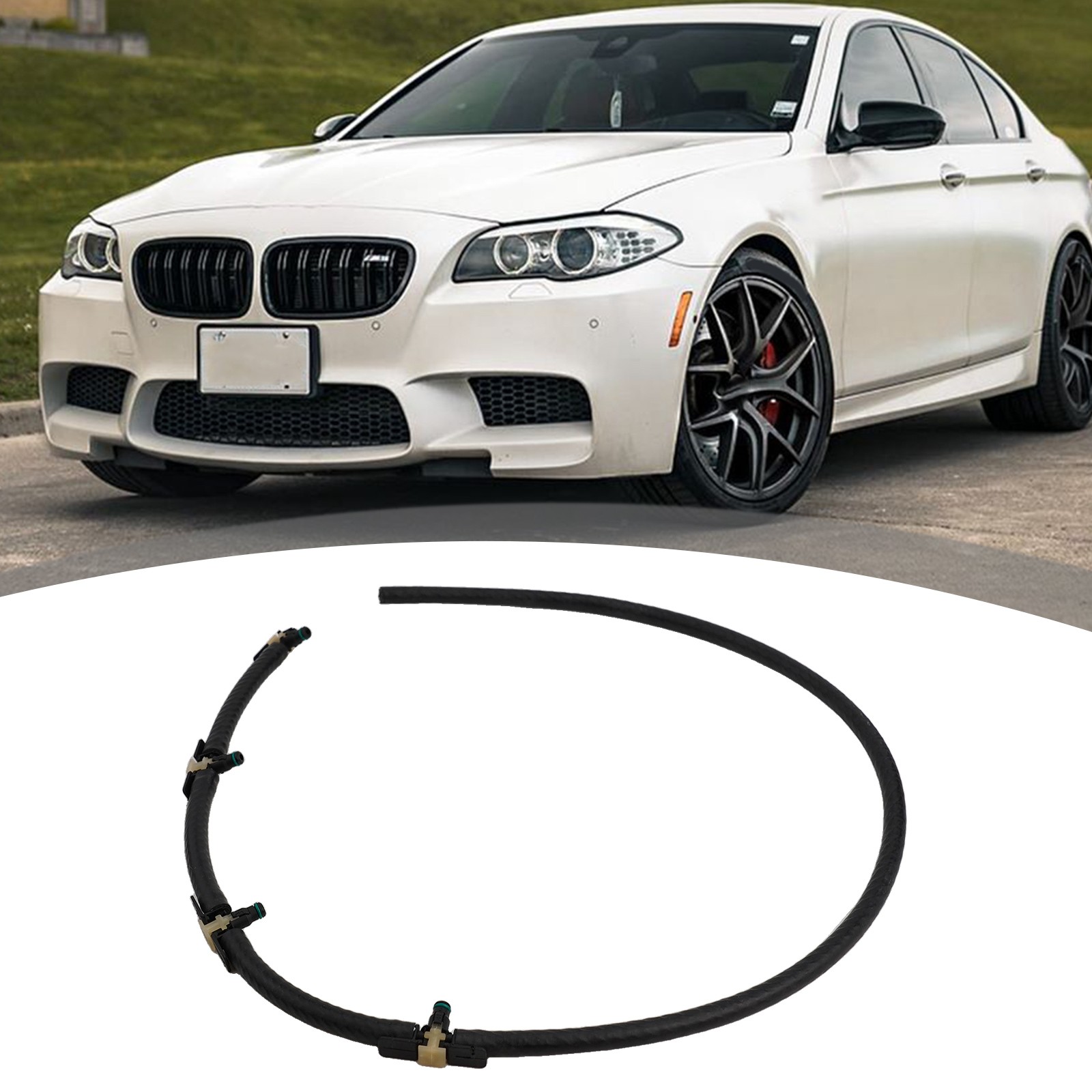 Tuyau De Retour De Fuite Injecteur GuusCar 13537823408 - Compatible BMW 1 2 3 4 5 X1 X3 Diesel 2010+