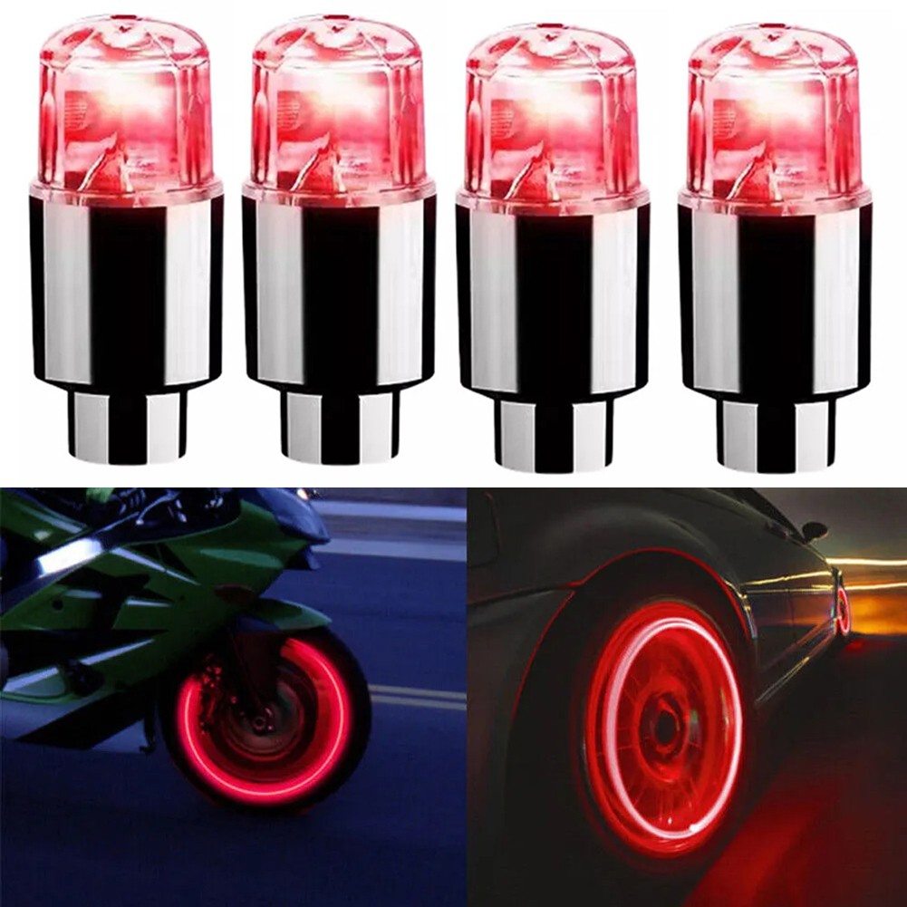 Aesthetic Enhancement 4Pcs Colorful LED Wheel Light Cap Set for Vehicles - Picture 35 of 53