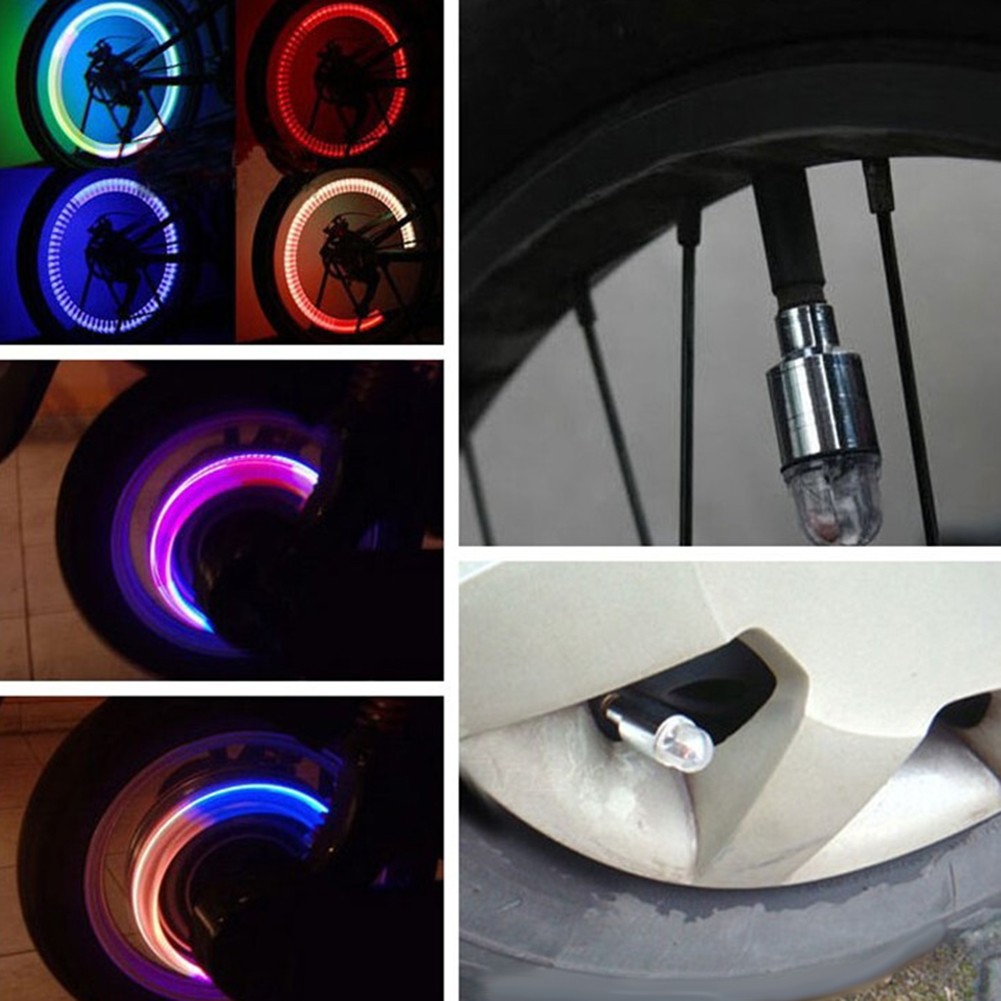 Aesthetic Enhancement 4Pcs Colorful LED Wheel Light Cap Set for Vehicles - Picture 34 of 53