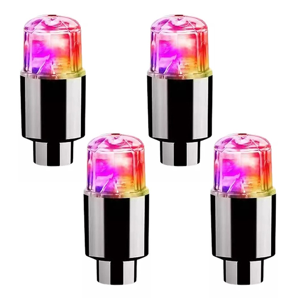 Aesthetic Enhancement 4Pcs Colorful LED Wheel Light Cap Set for Vehicles - Picture 46 of 53