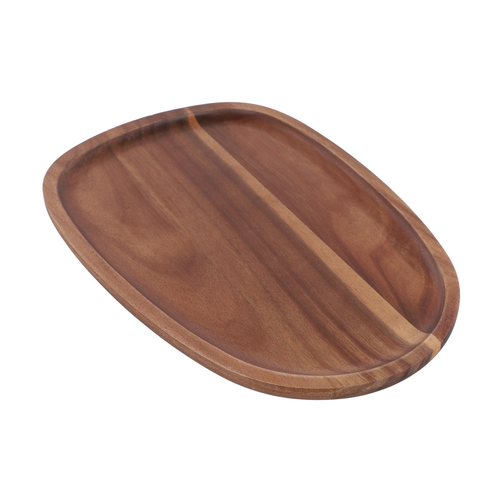 Irregular Oval Wooden Dinner Tray Natural Wood Color Captivating Appearance - Picture 45 of 51