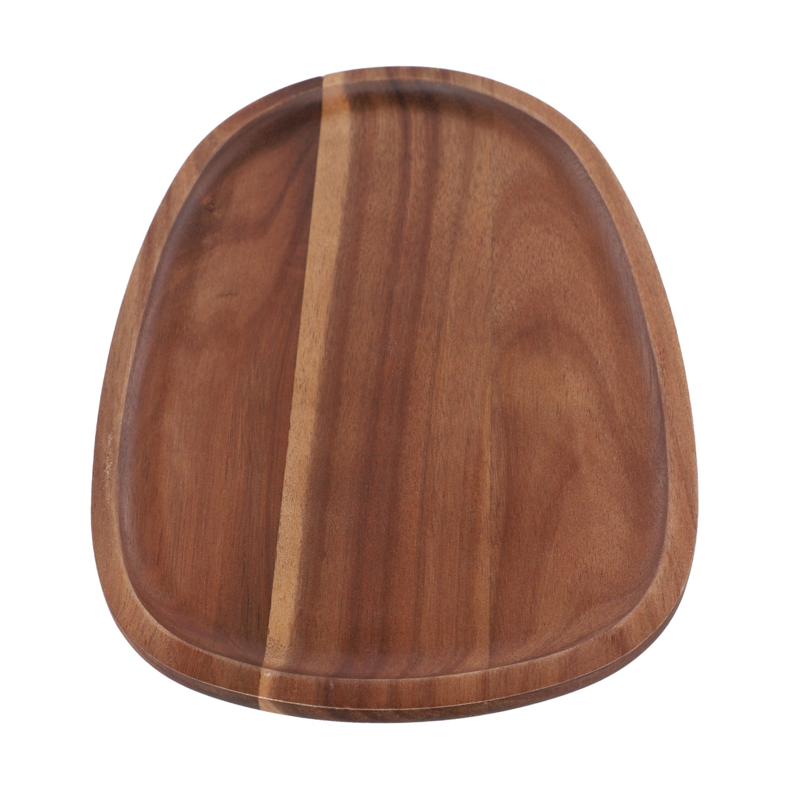 Irregular Oval Wooden Dinner Tray Natural Wood Color Captivating Appearance - Picture 47 of 51