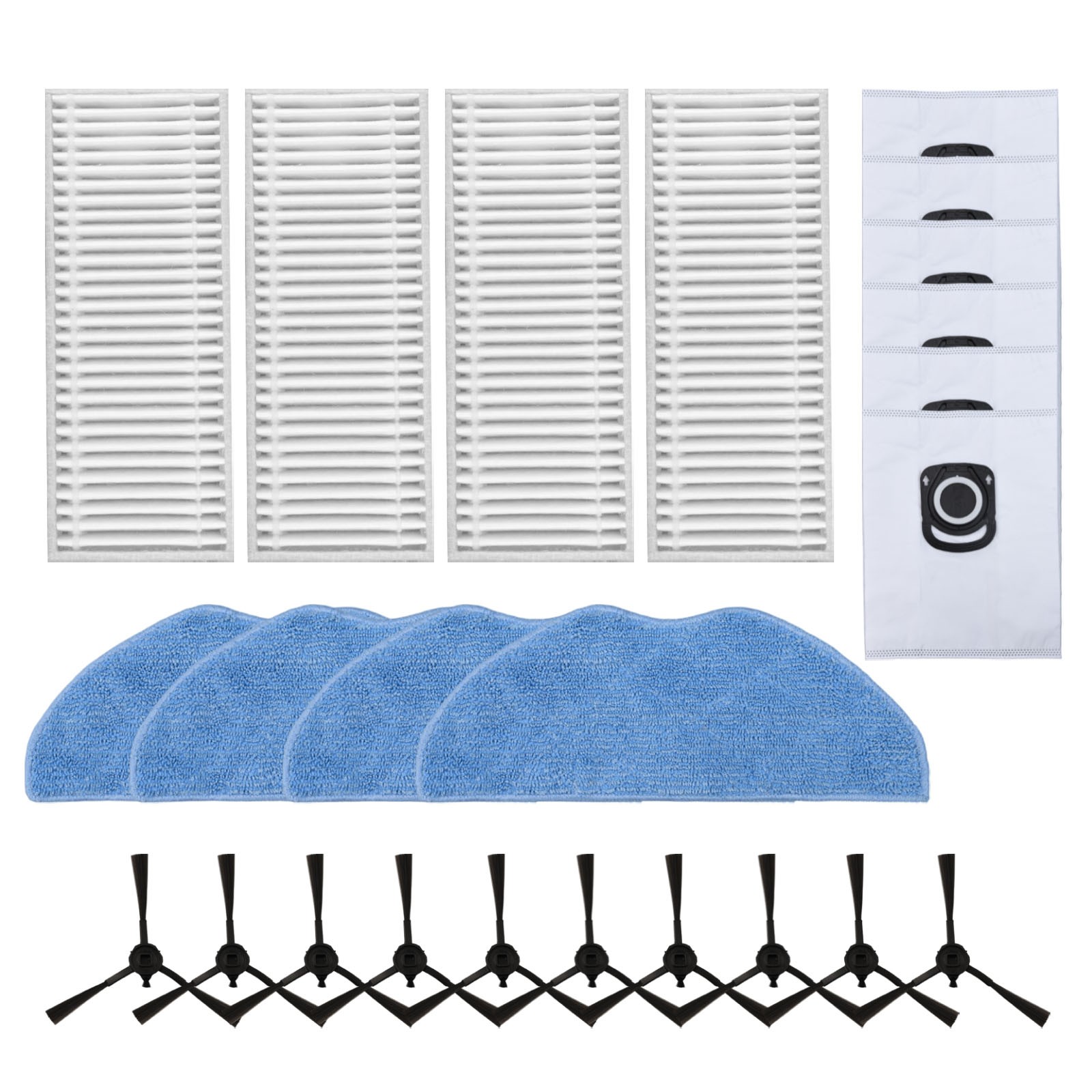 Pour RG8597W kit filtre brosse latérale kit 2024 de remplacement vêtements de vadro