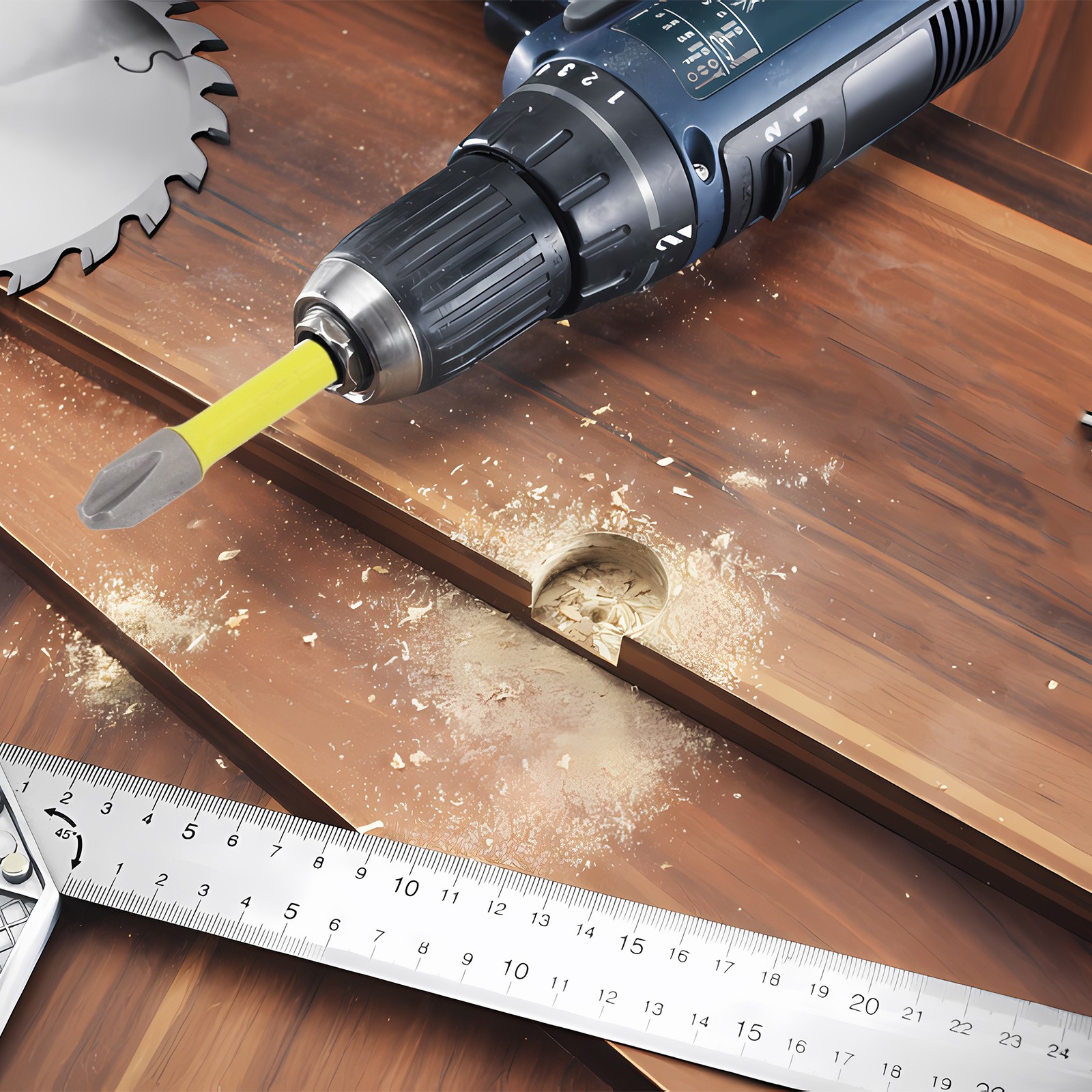 Long Lasting Performance Screwdriver Bit Chrome Vanadium Steel 65mm/110mm