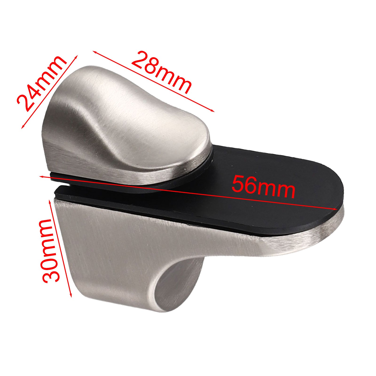 Soporte de estante de vidrio ajustable para estantes de madera acabado cromado p - Imagen 44 de 59