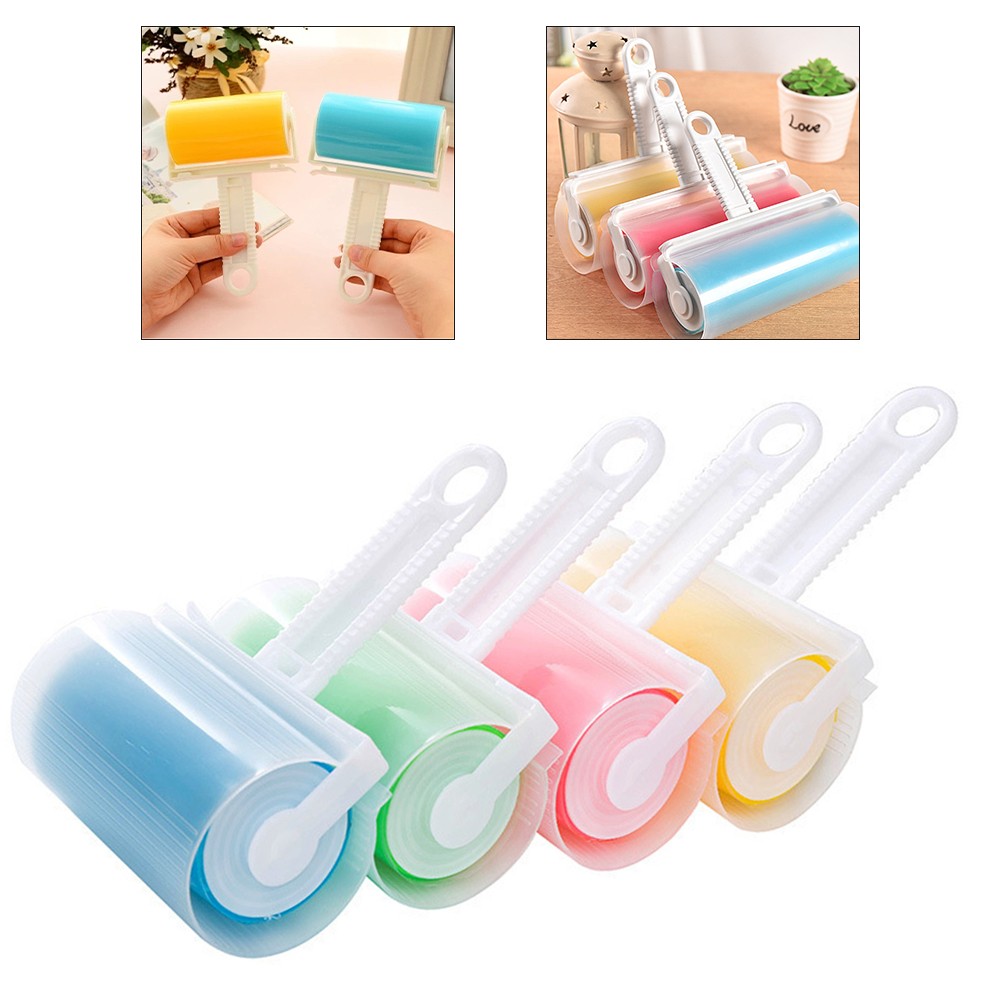 Lint Roller for Clothing with 60 Sticky Sheets Convenient and Portable